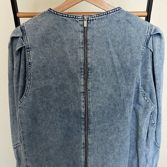 Zara Denim Dress Size XS - Picture 6 of 8